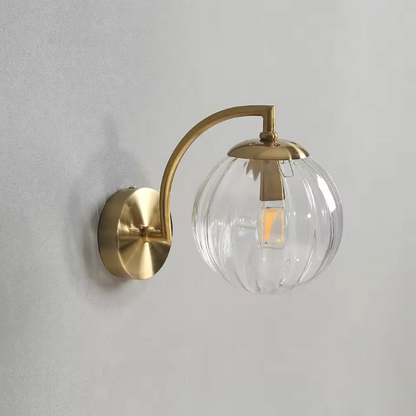 LustreGlow LED Wall Light – Luxury Glass Sconce | Dimmable Designer Accent Lighting