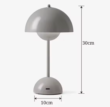 AuroraGlo LED Living Room Table Lamp – Wireless Designer Lighting with Timeless Scandinavian Style