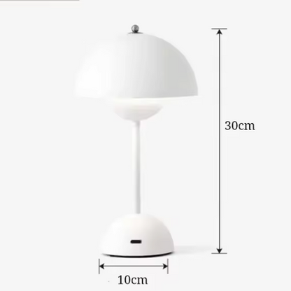 AuroraGlo LED Living Room Table Lamp – Wireless Designer Lighting with Timeless Scandinavian Style