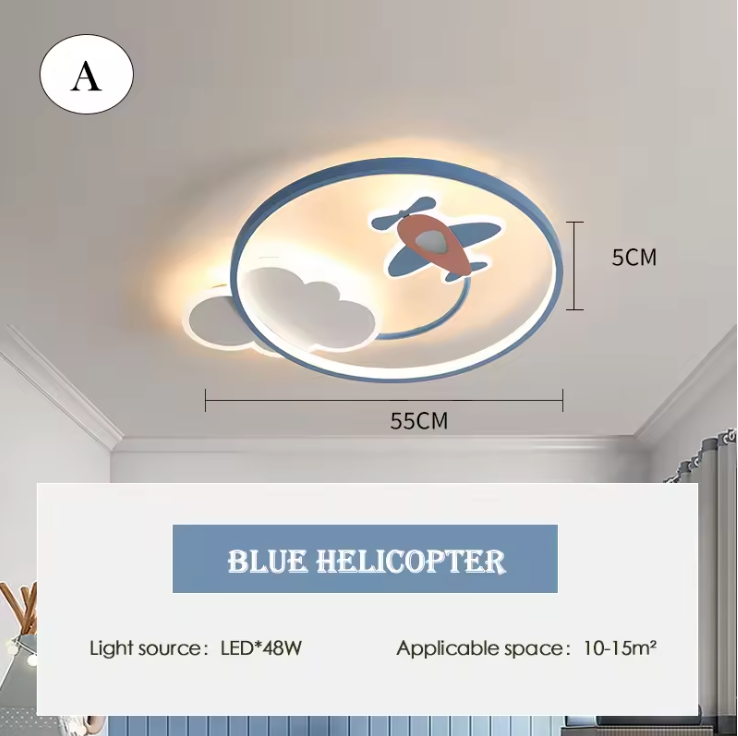 Pastelune LED Ceiling Light – Dimmable Kids Ceiling Lamp | Soft Ambient Lighting for Children's Spaces