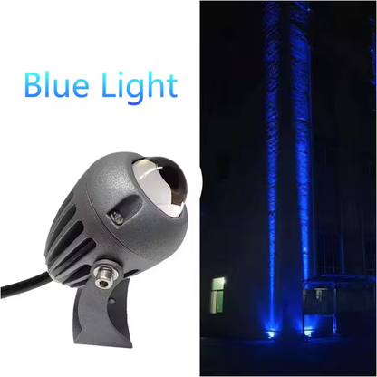 LUMIBEAM SoloSpot RGB LED Outdoor Wall Spotlight – IP66 Waterproof | 12W Exterior Accent Lighting