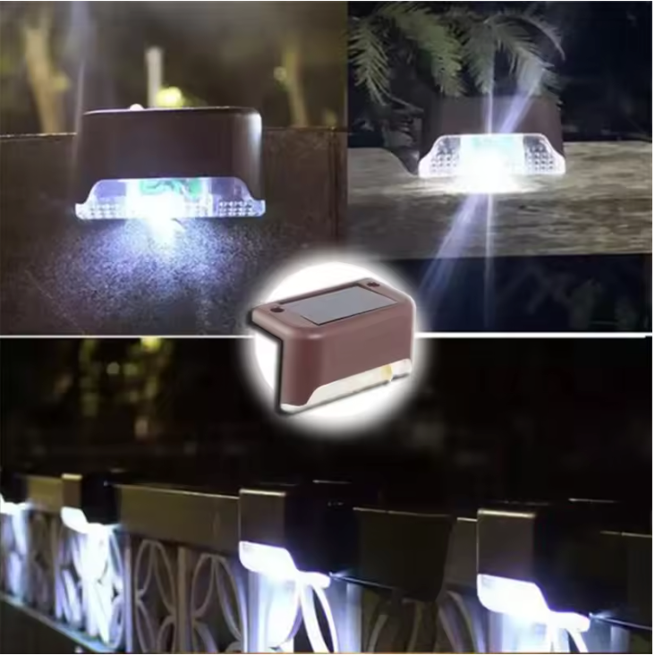 SunStep Solar Step Lights – IP65 Waterproof Outdoor Stair Lighting | Solar LED Lights for Steps, Decking & Pathways
