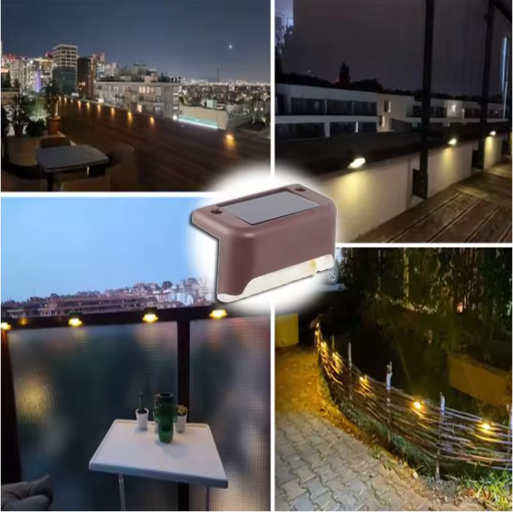 SunStep Solar Step Lights – IP65 Waterproof Outdoor Stair Lighting | Solar LED Lights for Steps, Decking & Pathways