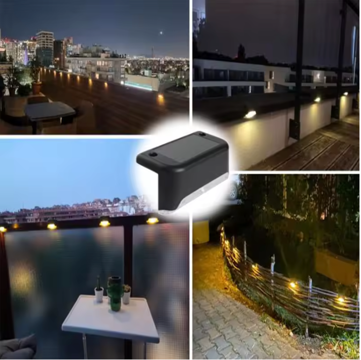 SunStep Solar Step Lights – IP65 Waterproof Outdoor Stair Lighting | Solar LED Lights for Steps, Decking & Pathways