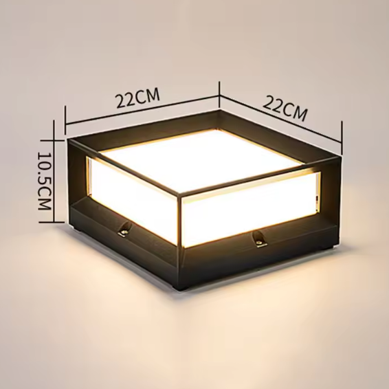 Altivara Outdoor Pillar Light – Modern LED Garden Post Lamp | Weatherproof Exterior Lighting for Pathways & Entrances