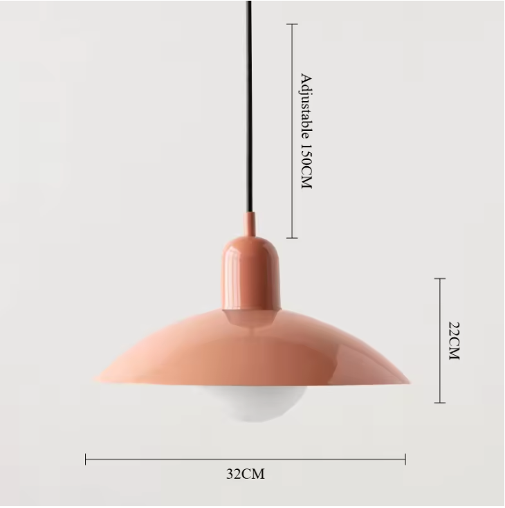 Modena Macaron Pendant Light – Bauhaus Inspired Hanging Lamp | Colourful Modern Ceiling Lighting for Contemporary Interiors