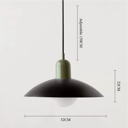 Modena Macaron Pendant Light – Bauhaus Inspired Hanging Lamp | Colourful Modern Ceiling Lighting for Contemporary Interiors