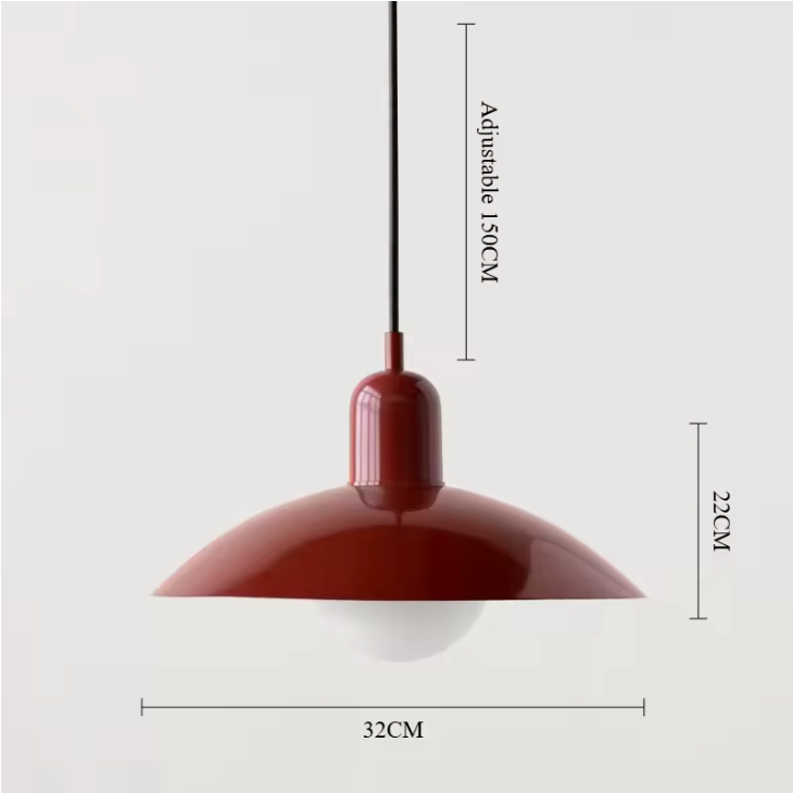 Modena Macaron Pendant Light – Bauhaus Inspired Hanging Lamp | Colourful Modern Ceiling Lighting for Contemporary Interiors
