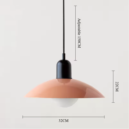Modena Macaron Pendant Light – Bauhaus Inspired Hanging Lamp | Colourful Modern Ceiling Lighting for Contemporary Interiors