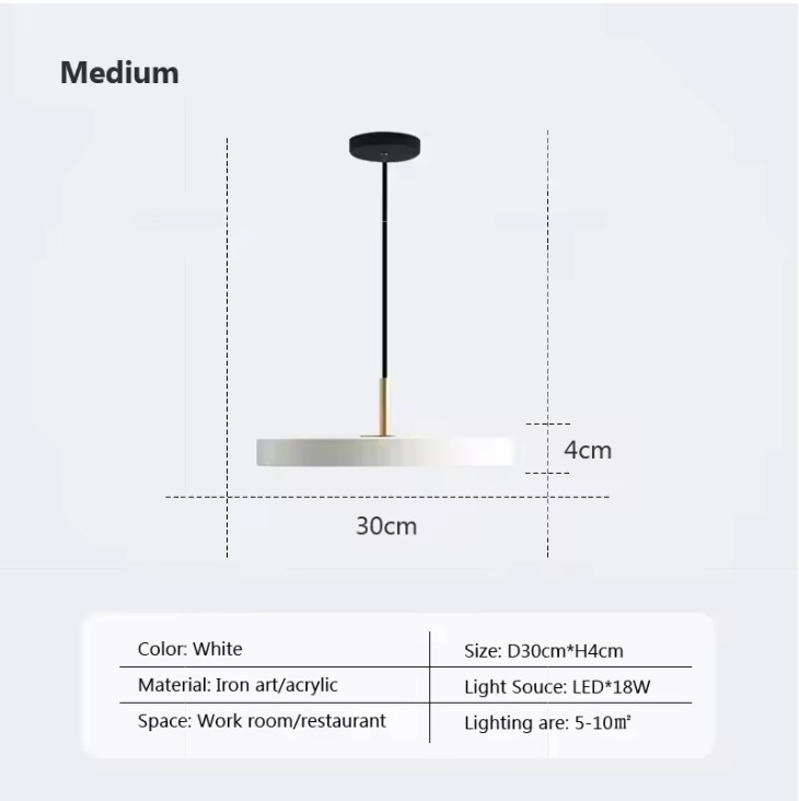 Orbisaucer LED Pendant Light – Minimalist UFO Ceiling Lamp | Modern Sculptural Hanging Light for Contemporary Interiors