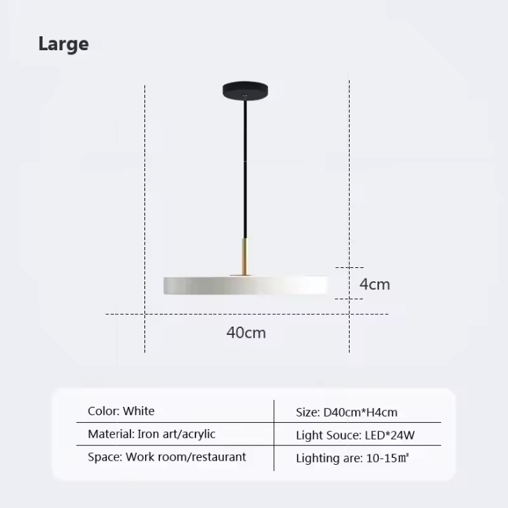 Orbisaucer LED Pendant Light – Minimalist UFO Ceiling Lamp | Modern Sculptural Hanging Light for Contemporary Interiors
