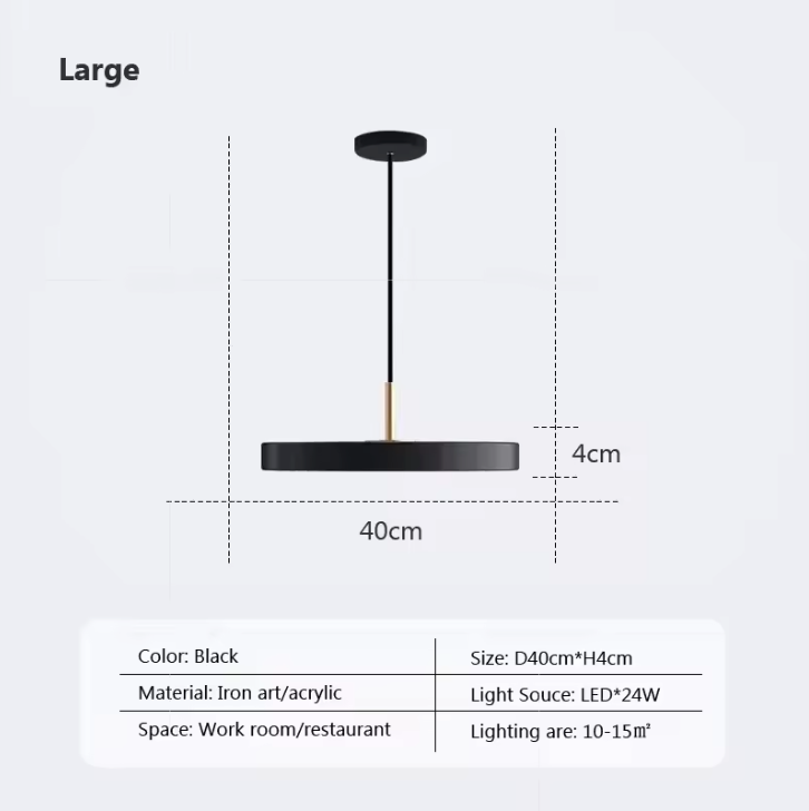 Orbisaucer LED Pendant Light – Minimalist UFO Ceiling Lamp | Modern Sculptural Hanging Light for Contemporary Interiors