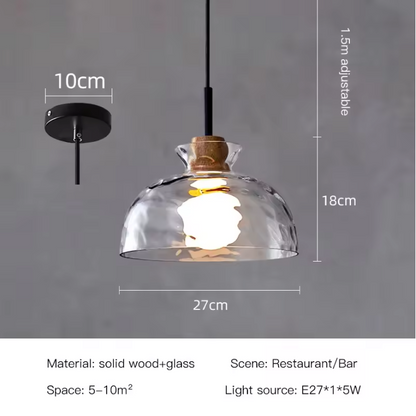 TOKYO Glass Chandelier – Minimalist Modern Pendant Light | Elegant Ambient Interior Lighting
