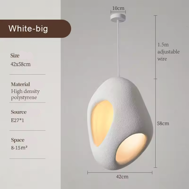 TAKI Designer Pendant Light – Modern Sculptural Hanging Lamp | Minimalist Ambient Interior Lighting