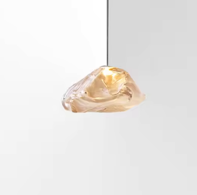 Bubble Glass Pendant Light – Minimalist Sculptural Hanging Lamp | Modern Statement Interior Lighting