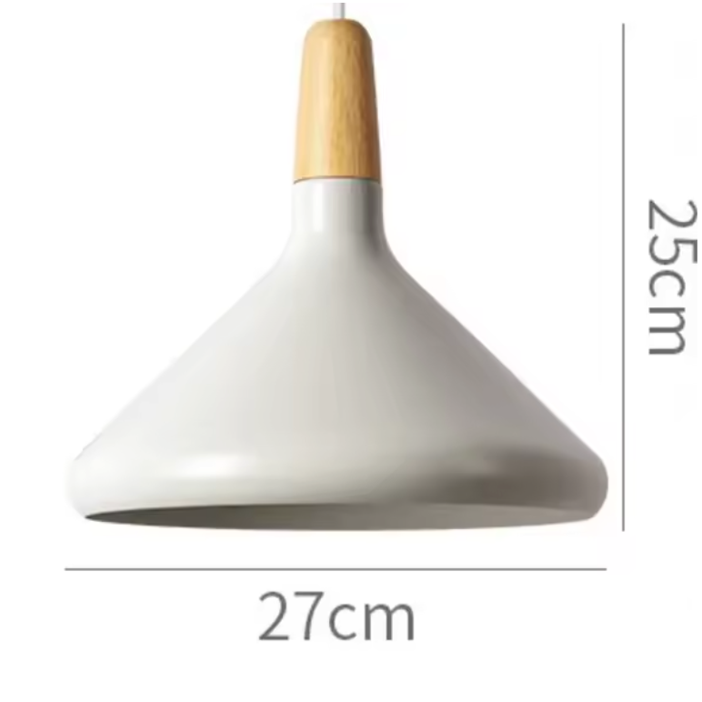 French Macaron Cone Pendant Light – Colourful Modern Hanging Lamp | Elegant Scandinavian Ceiling Lighting
