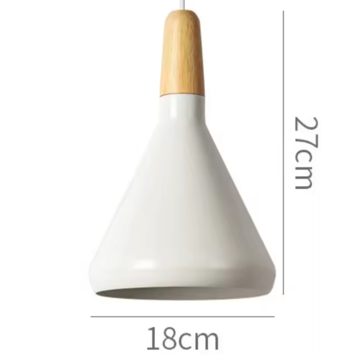 French Macaron Cone Pendant Light – Colourful Modern Hanging Lamp | Elegant Scandinavian Ceiling Lighting