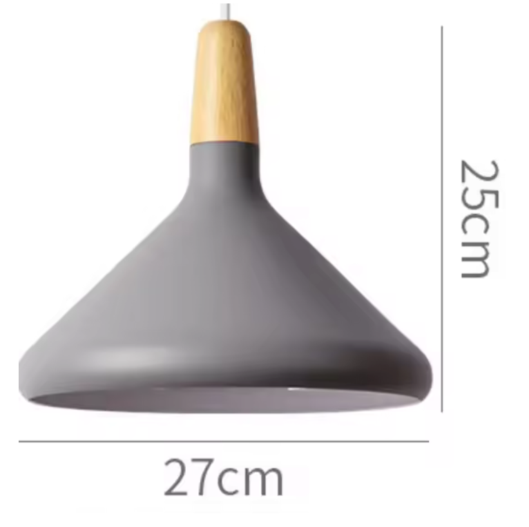 French Macaron Cone Pendant Light – Colourful Modern Hanging Lamp | Elegant Scandinavian Ceiling Lighting