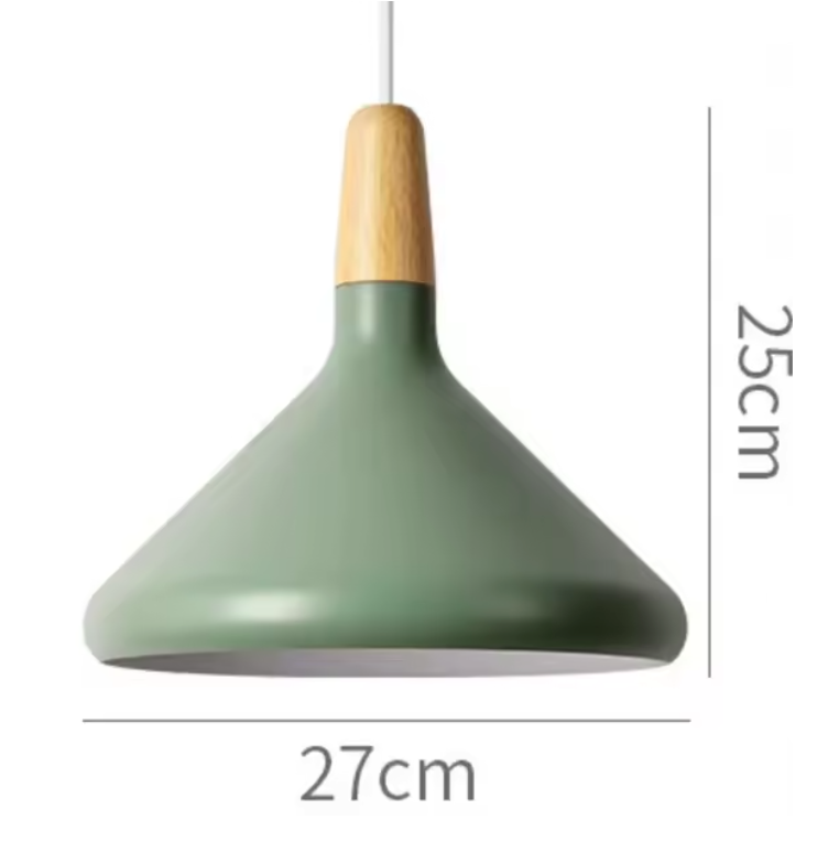 French Macaron Cone Pendant Light – Colourful Modern Hanging Lamp | Elegant Scandinavian Ceiling Lighting