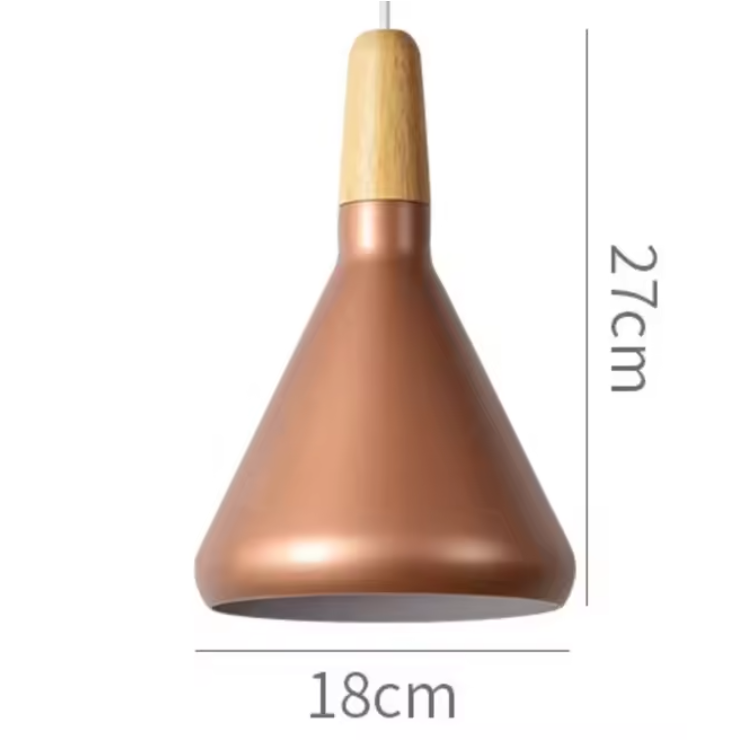 French Macaron Cone Pendant Light – Colourful Modern Hanging Lamp | Elegant Scandinavian Ceiling Lighting