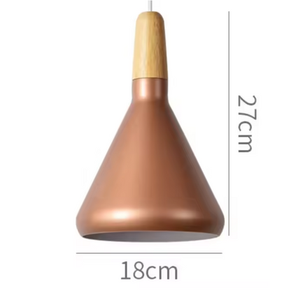 French Macaron Cone Pendant Light – Colourful Modern Hanging Lamp | Elegant Scandinavian Ceiling Lighting