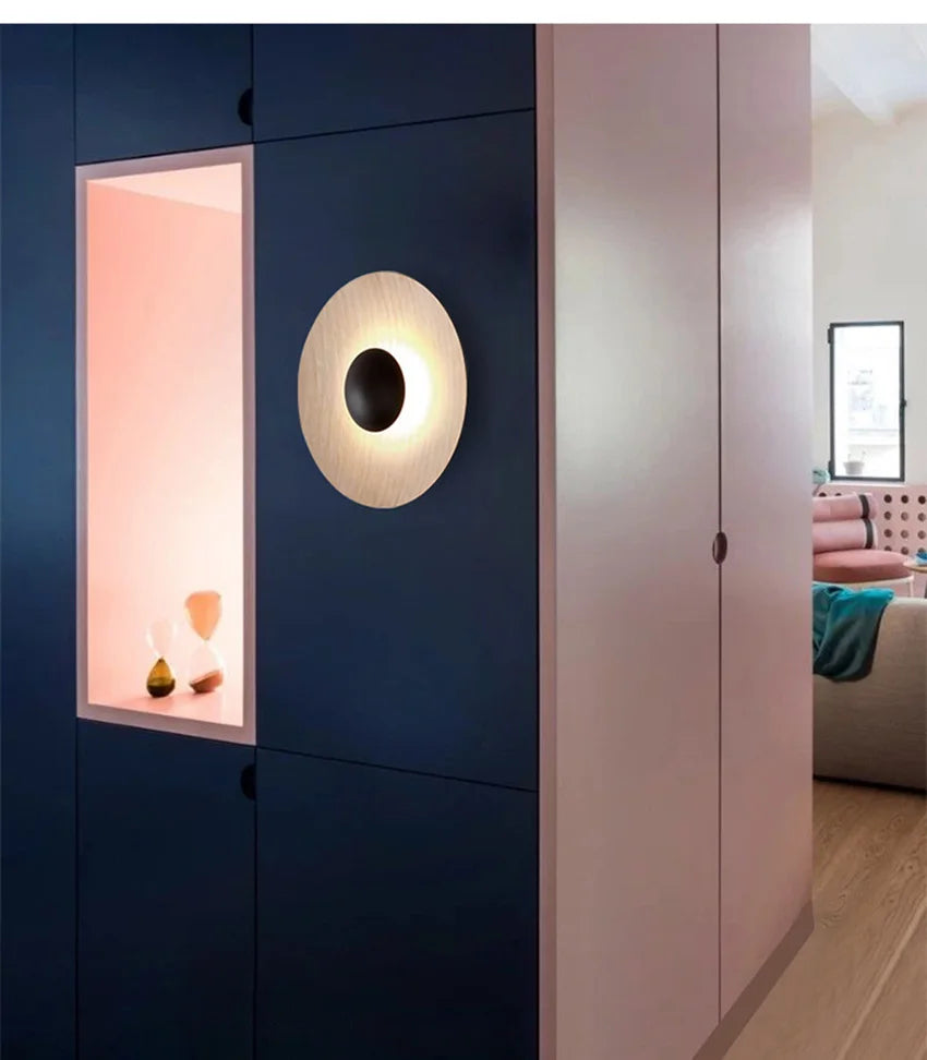 Skovra Halo Wall Light – Scandinavian LED Wall Lamp | Modern Up & Down Ambient Lighting