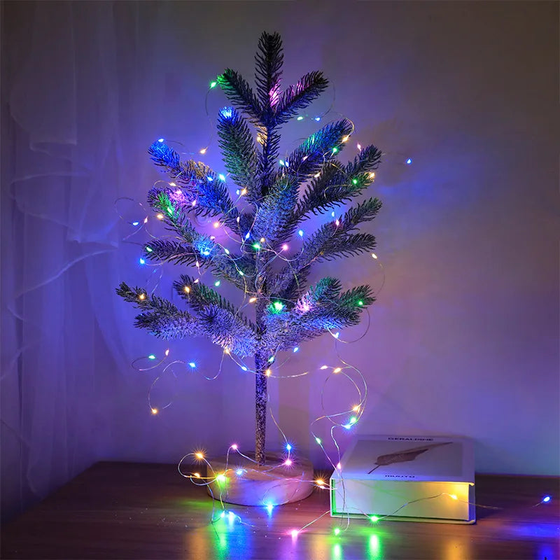 LumineoPro USB LED String Lights – Waterproof Fairy Lights | Flexible Copper & Silver Wire Decorative Lighting