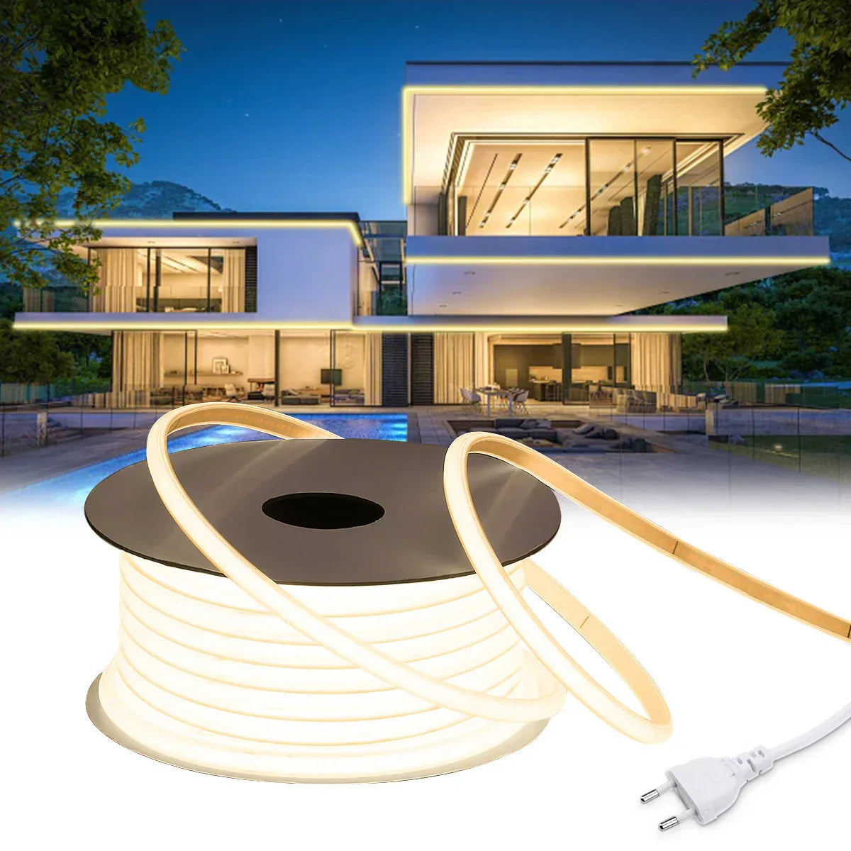 NeoGlow COB LED Neon Light Strip – Waterproof Flexible Lighting for Indoor & Outdoor Use