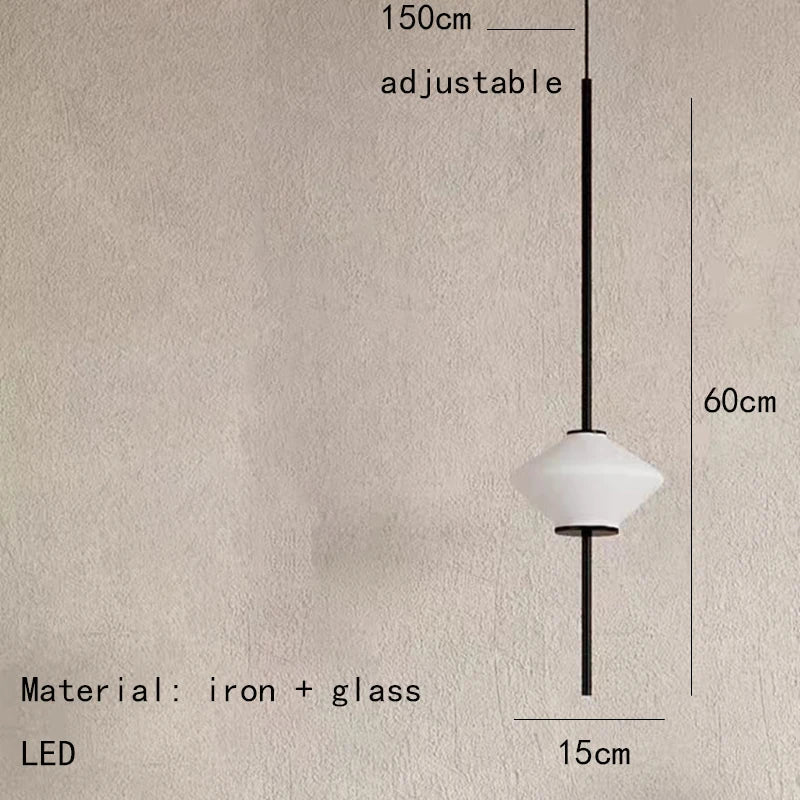 Modern Glass Globe Pendant Light – Elegant LED Ceiling Light | Adjustable Hanging Lamp | Contemporary Home Lighting