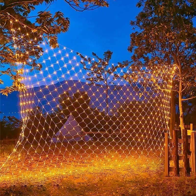 LED Net Christmas Lights – 6 x 4M & 3 x 3M Curtain Lighting for Windows, Gardens, Weddings & Festive Decorations
