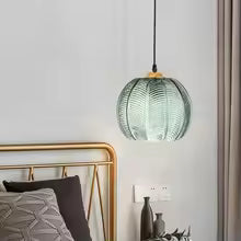 Aalin Pendant Lamp – Elegant Leaf Pattern Glass Hanging Light for Dining Rooms & Modern Interiors
