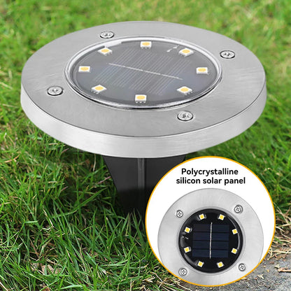 SunStep Solar LED Bodenleuchten – 4er-Set-Leuchtezauber