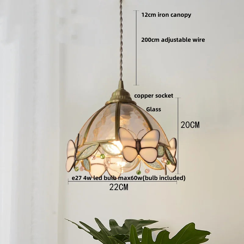 Nordic Glass Pendant Light with Brass Detail – Modern LED Ceiling Lamp | Scandinavian Designer Lighting