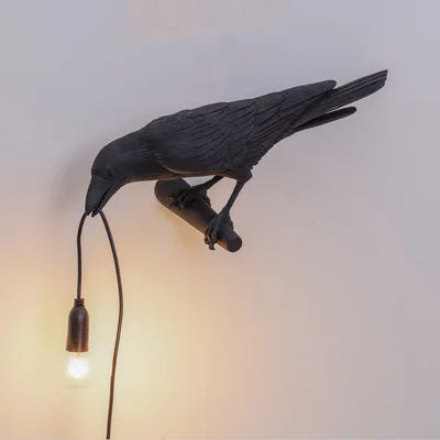 Lucky Bird Resin Table Lamp – Modern LED Decorative Table Light | Contemporary Bedroom & Living Room Lamp | Designer Home Décor
