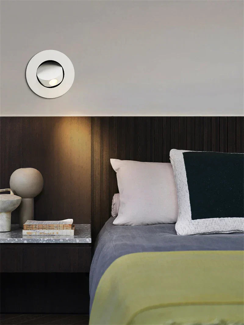 Arctis Pivot Wall Light – Adjustable Recessed LED Reading Lamp | Minimalist Nordic Wall Lighting