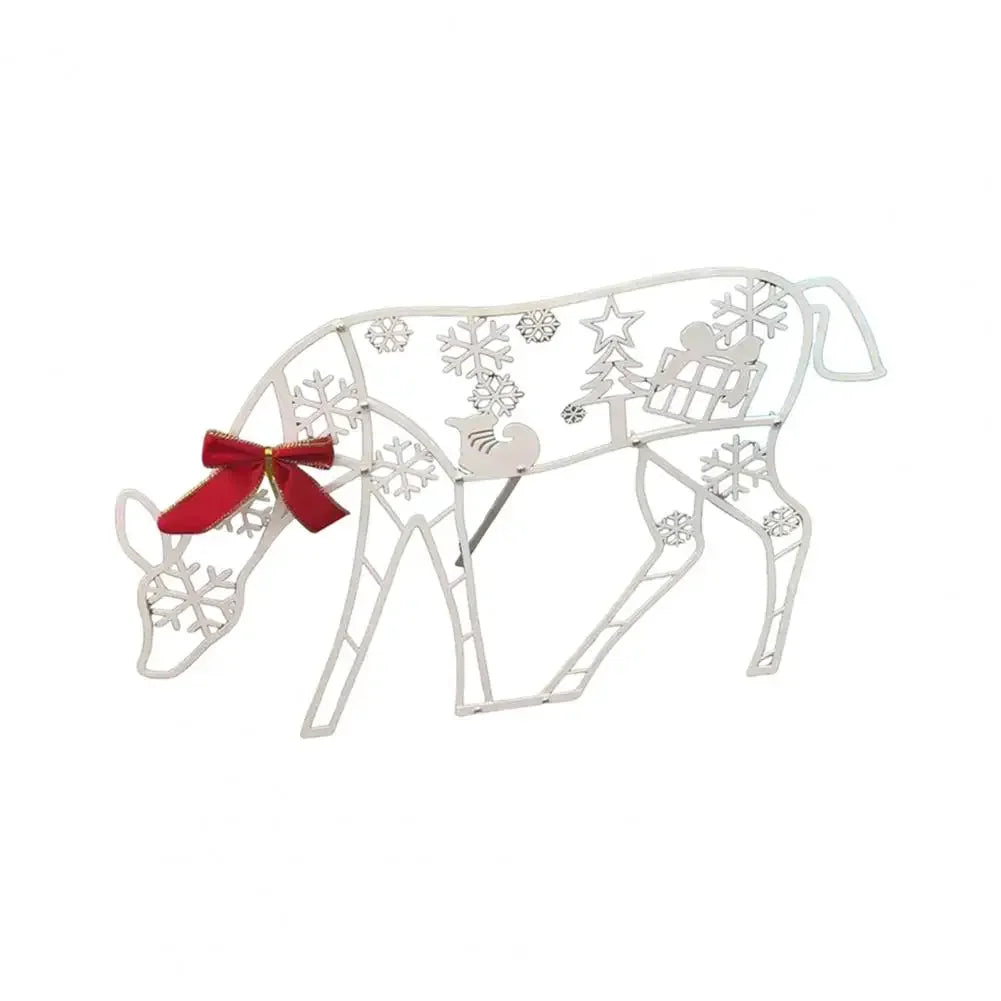 LumiRein LED Reindeer Family – Illuminated Metal Christmas Decoration | Indoor & Outdoor Holiday Display