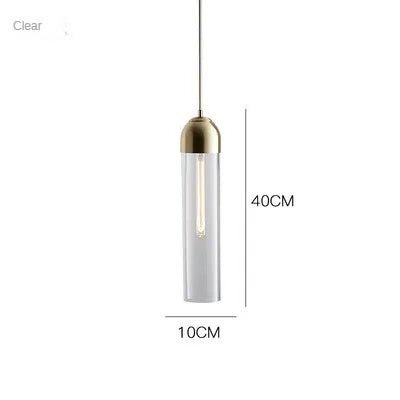 Scandinavian Glass Pendant Light – Modern E27 Ceiling Lamp | Elegant Ambient Lighting | Contemporary Nordic Interior Décor