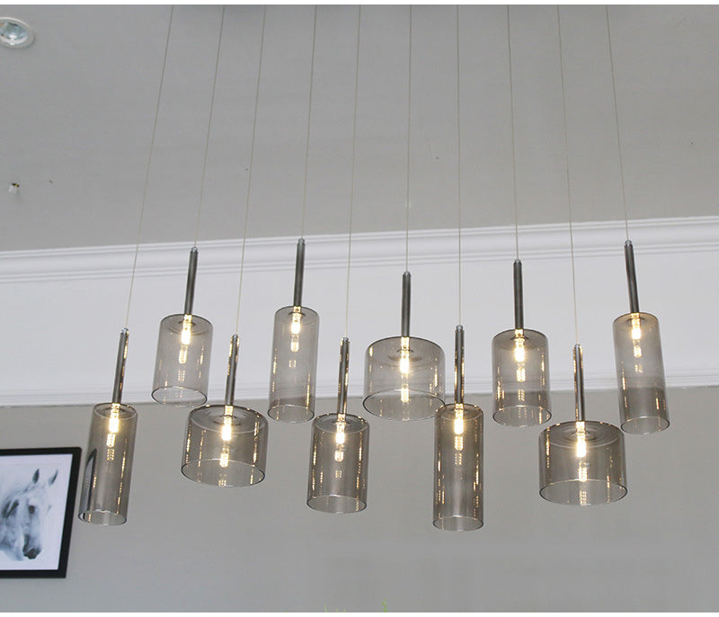 Milano Glass Pendant Light – Luxury LED Chandelier | Contemporary Italian Designer Lighting | Elegant Interior Centrepiece