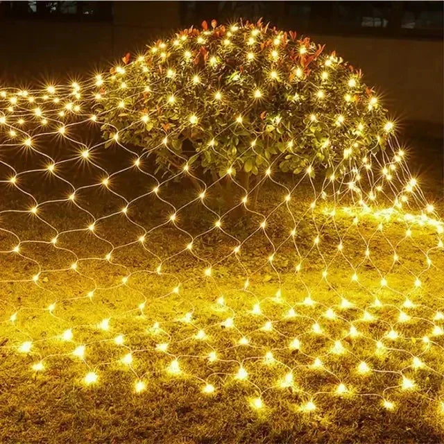 LED Net Christmas Lights – 6 x 4M & 3 x 3M Curtain Lighting for Windows, Gardens, Weddings & Festive Decorations