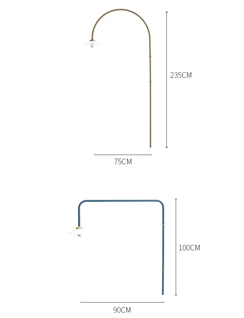Nordic Designer Industrial Wall Light – Adjustable Long Arm Wall Lamp for Living Rooms, Bedrooms, Restaurants & Hotels