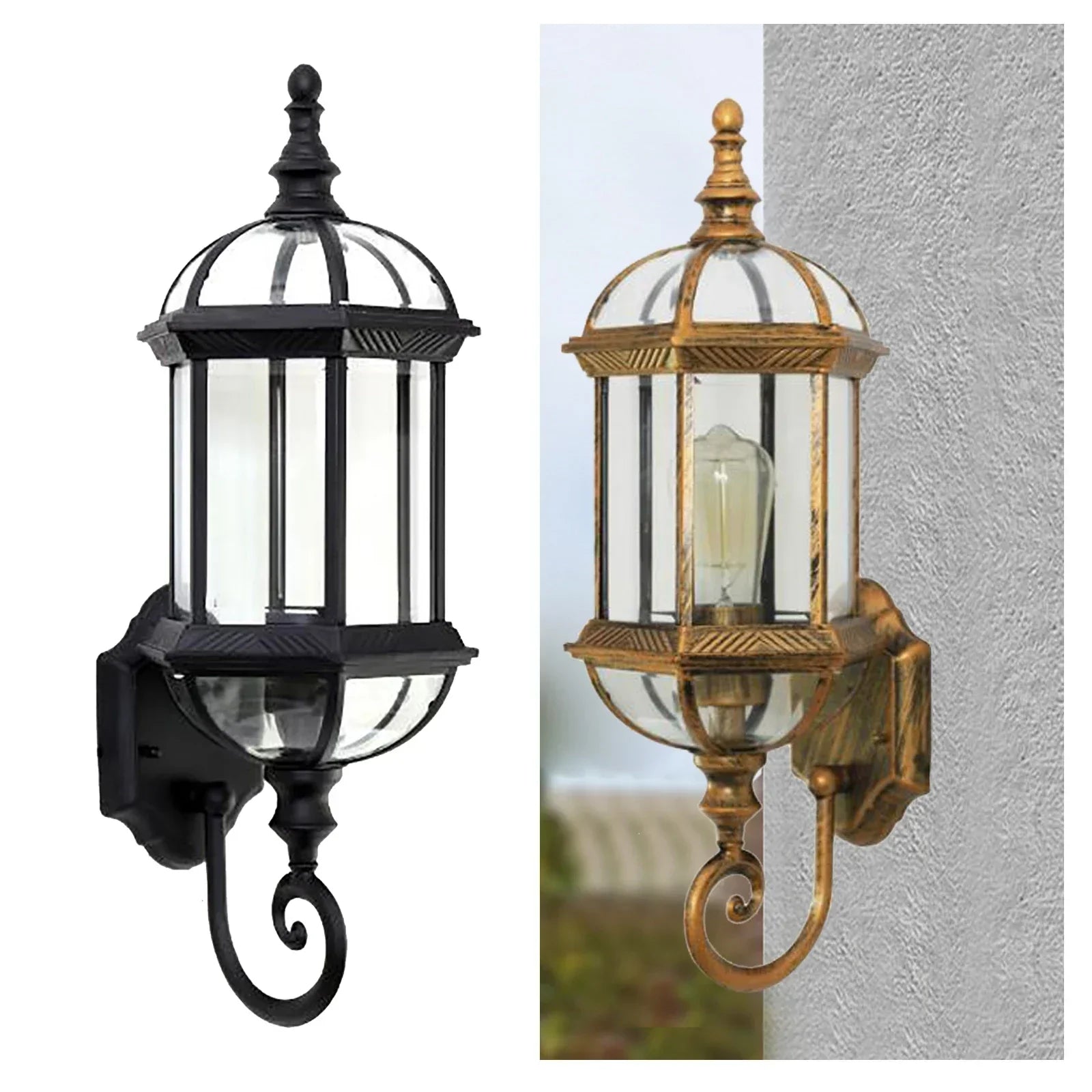 LUMIVINTA Retro Außenwandleuchte-Leuchtezauber