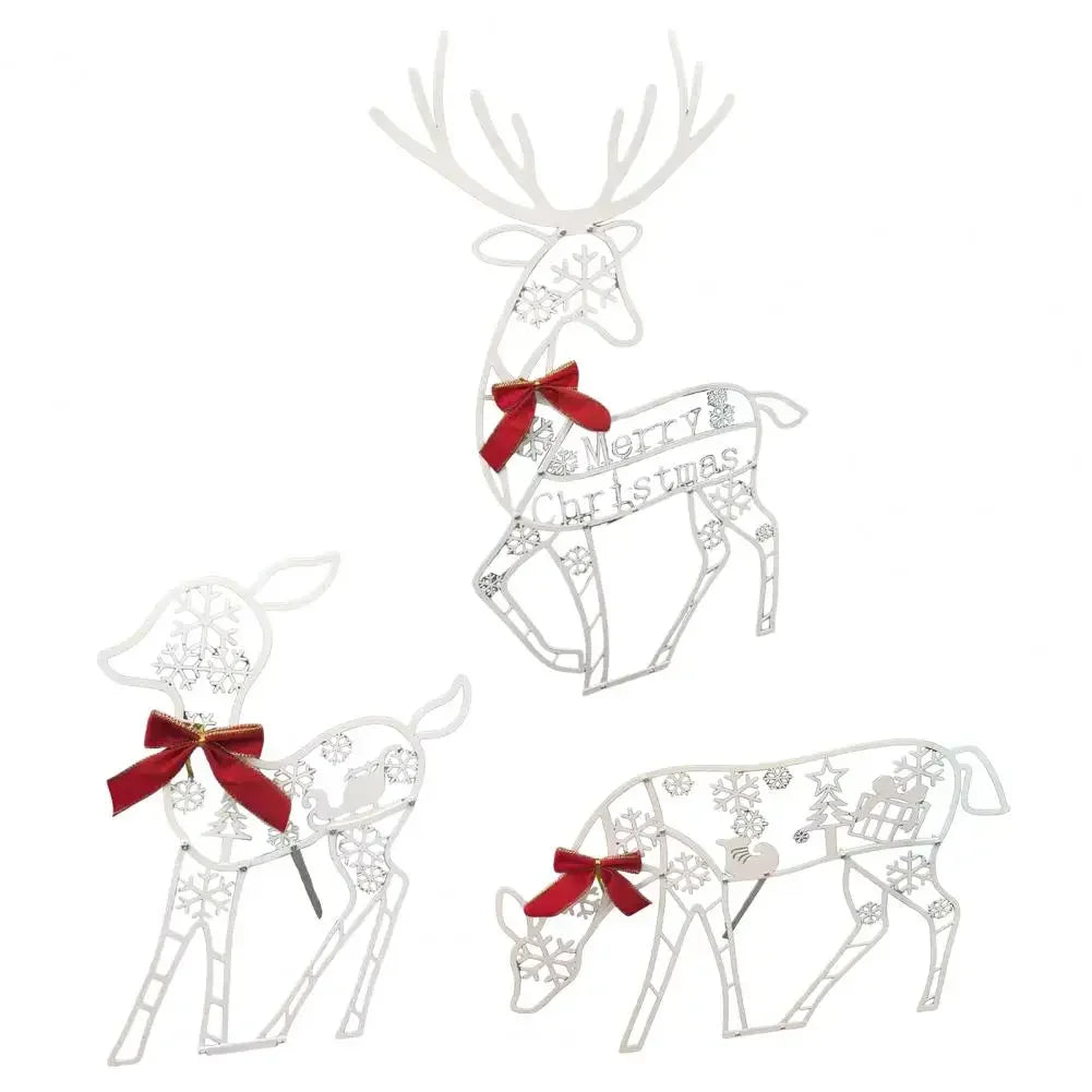 LumiRein LED Reindeer Family – Illuminated Metal Christmas Decoration | Indoor & Outdoor Holiday Display