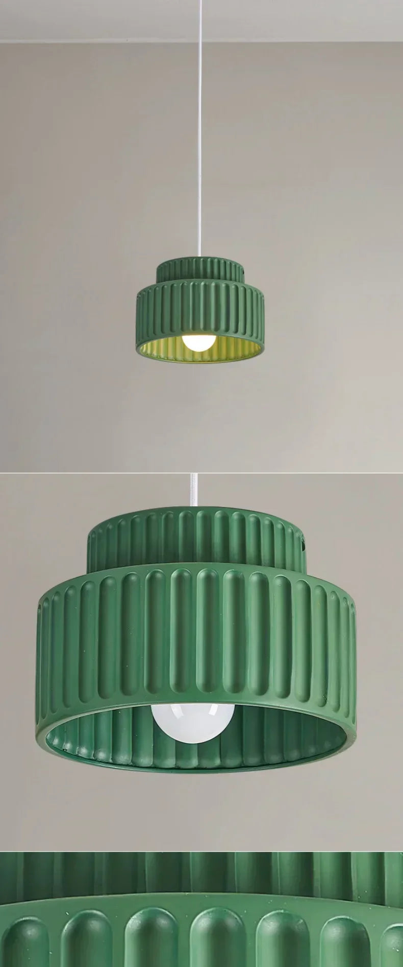 Veloura Resin Pendant Light – Nordic LED Ceiling Lamp | Minimalist Japandi Lighting for Modern Interiors