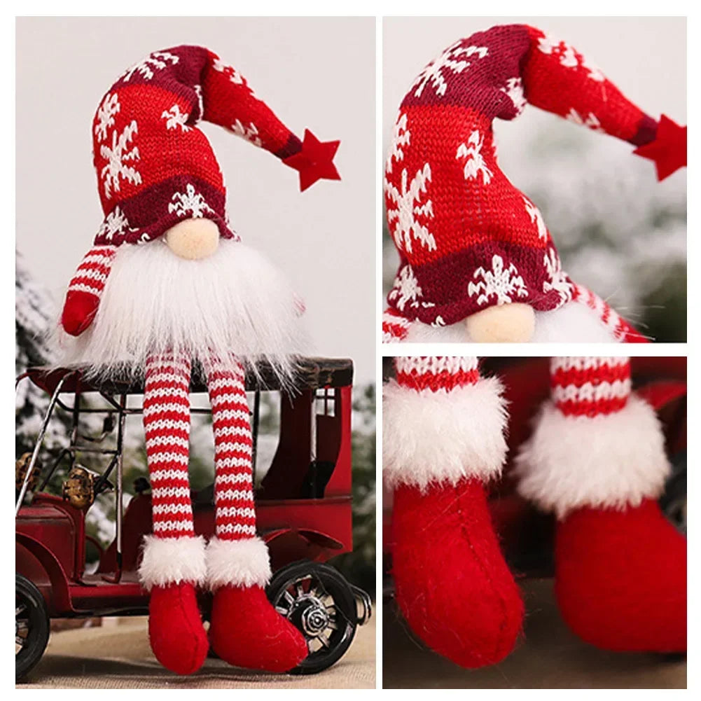 LUMIGNOME LED Christmas Gnome – Illuminated Scandinavian Plush Decoration | Festive Holiday Ornament