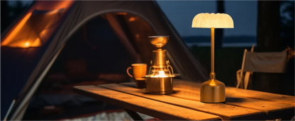 LumiVintage 3000 – Retro LED Tischlampe mit Touch-Dimmung und 3000mAh Akku-Leuchtezauber