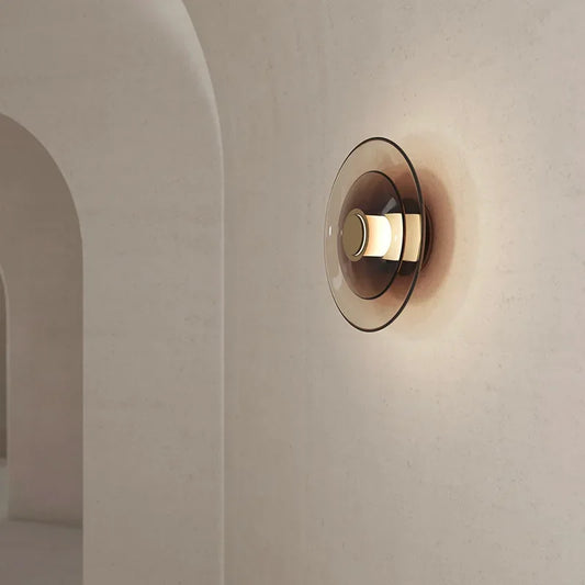 Eloria Glass Wall Light – Nordic LED Wall Lamp | Modern Ambient Lighting for Sophisticated Interiors