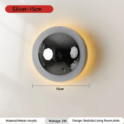 Orvello Round Wall Light – Bauhaus LED Wall Lamp | Modern Up & Down Ambient Lighting