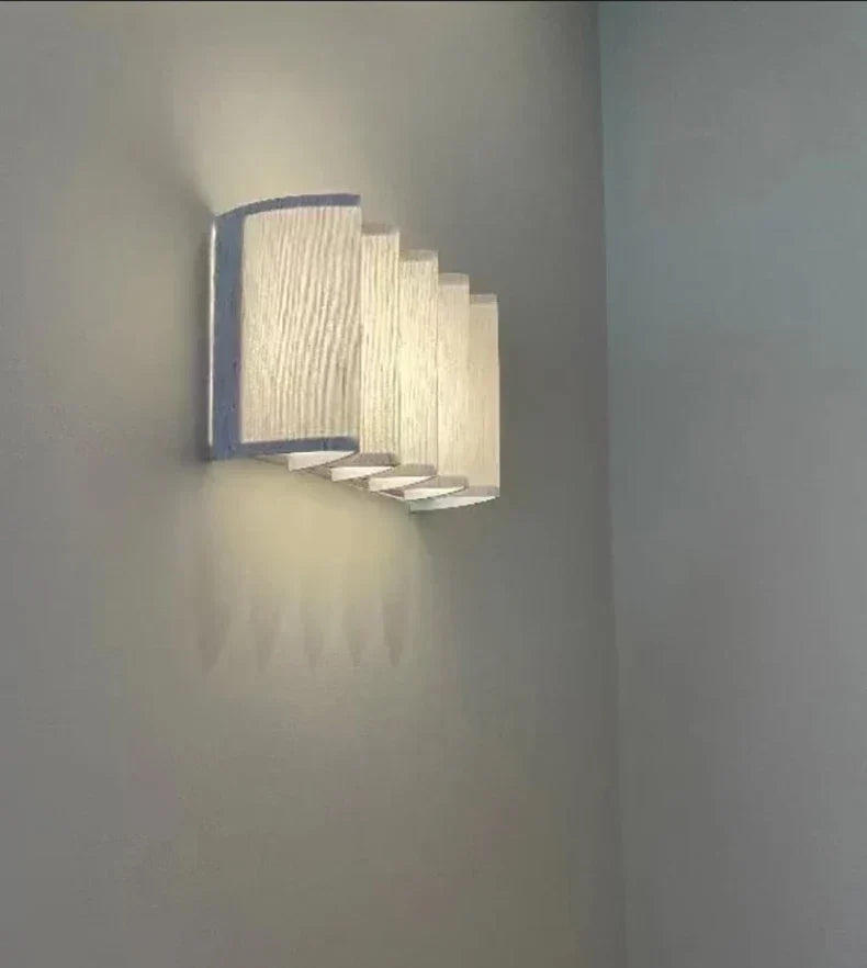 Kasumi Fabric Wall Light – Wabi-Sabi Wall Lamp | Japanese Minimalist Lighting for Calm Modern Interiors