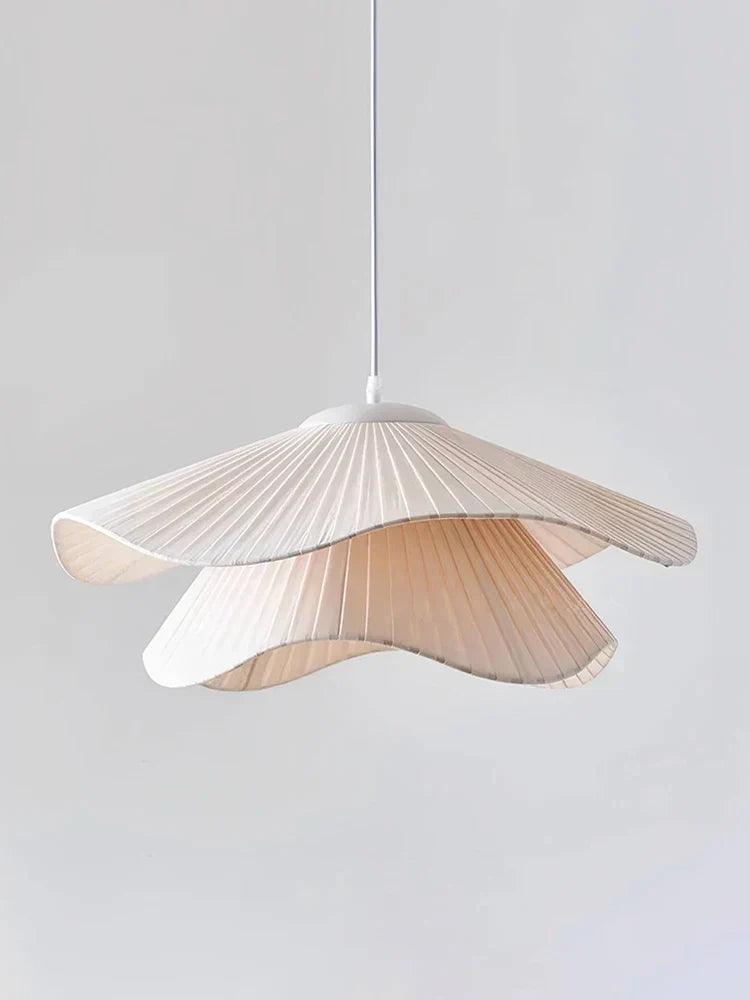 Nordic Linen Pendant Light – Scandinavian Fabric Ceiling Lamp | Soft Ambient Lighting | Japandi Interior Elegance