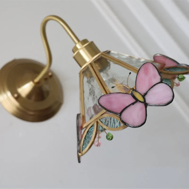 Nordique Glass Wall Light – Scandinavian Brass Sconce | Clear Glass Ambient Lighting | Contemporary Interior Elegance